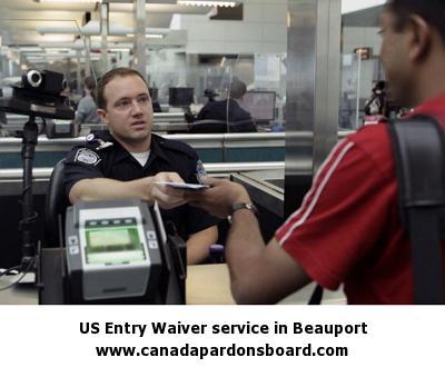 US Entry Waiver service in Beauport