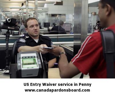 US Entry Waiver service in Penny